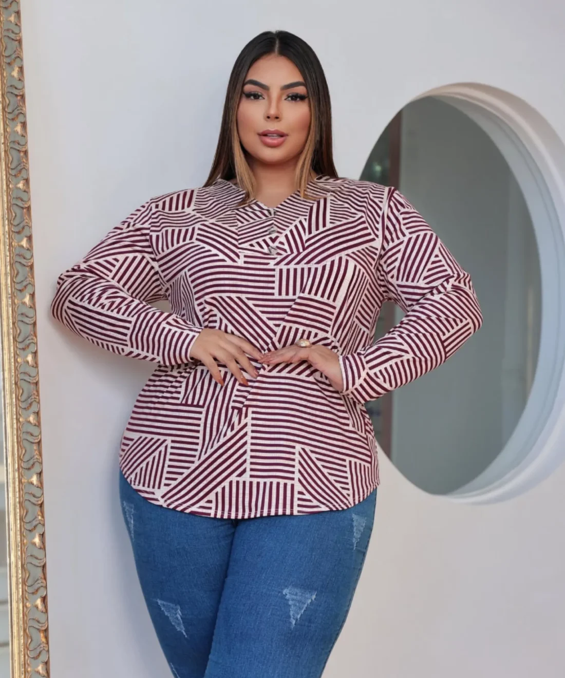 Blusa Trend Chic Plus Size