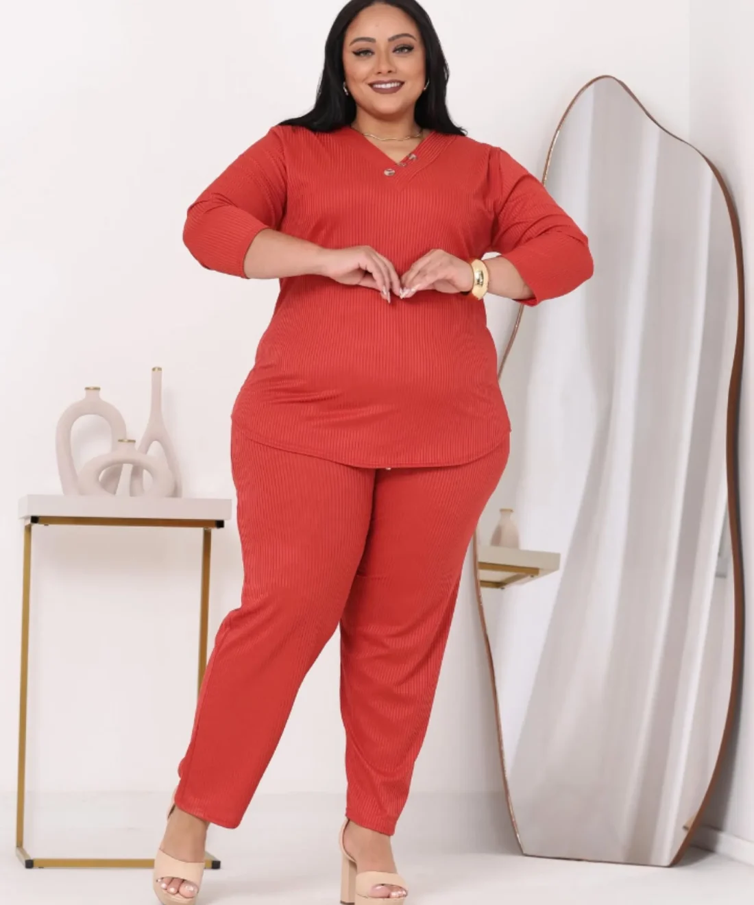 Conjunto Jasmine Feminino Plus Size