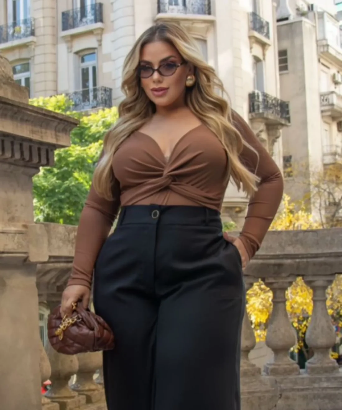 Body Requinte Drapeado Plus Size