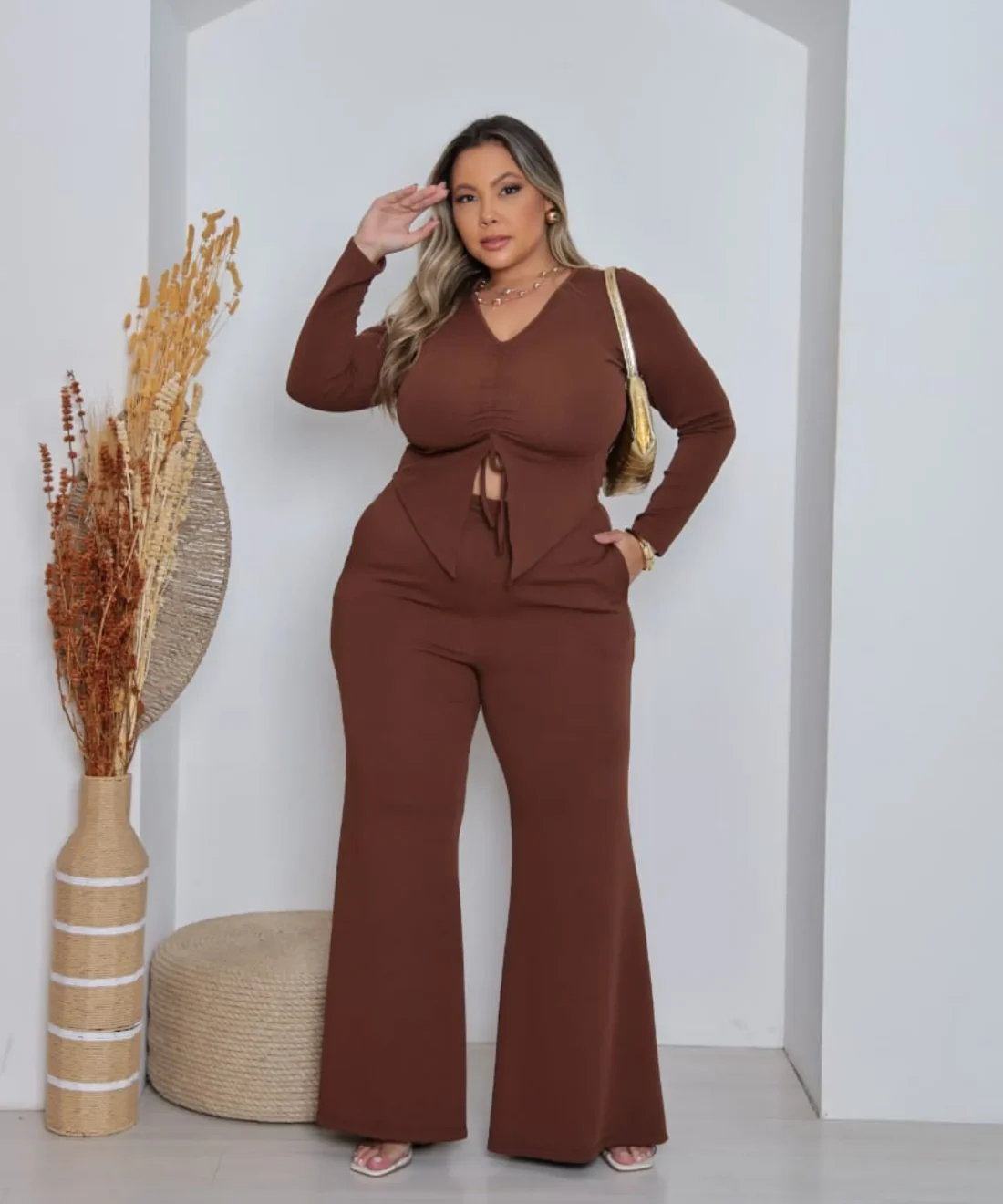 Conjunto Essência Fina Plus Size