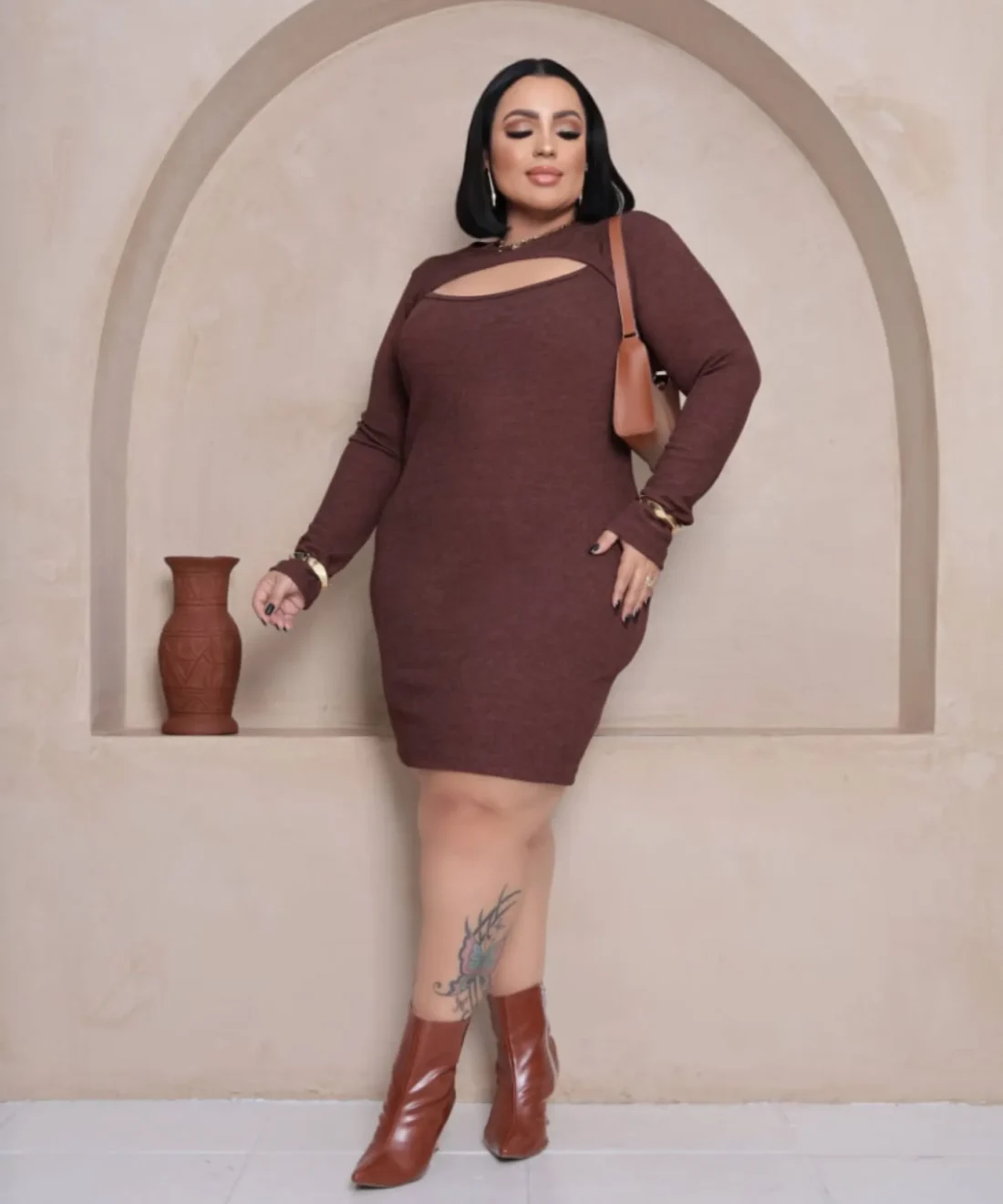 Vestido Feminino Impacto Fashion Plus
