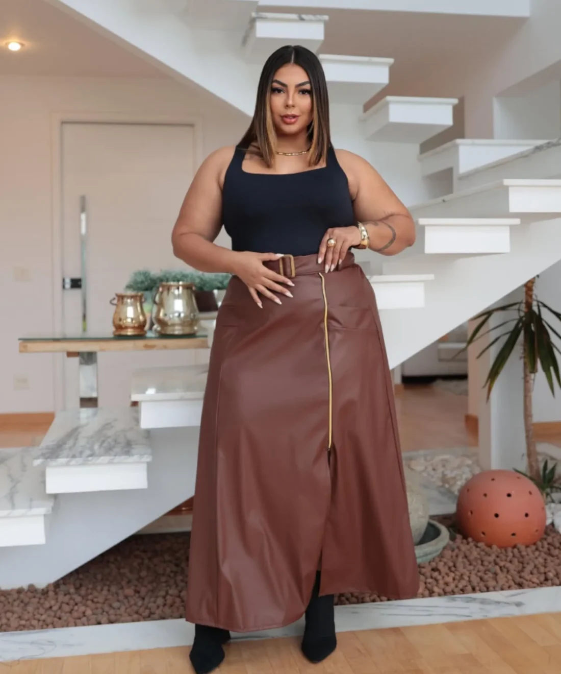 Saia Feminina Maxi Style Plus
