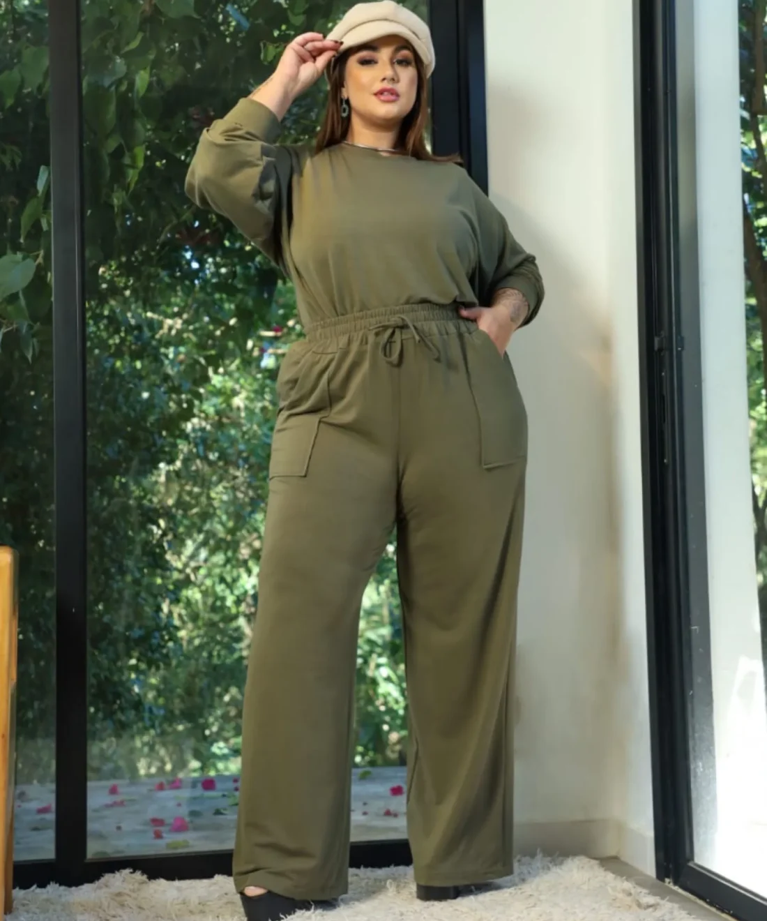 Conjunto Vibez Moletinho Plus