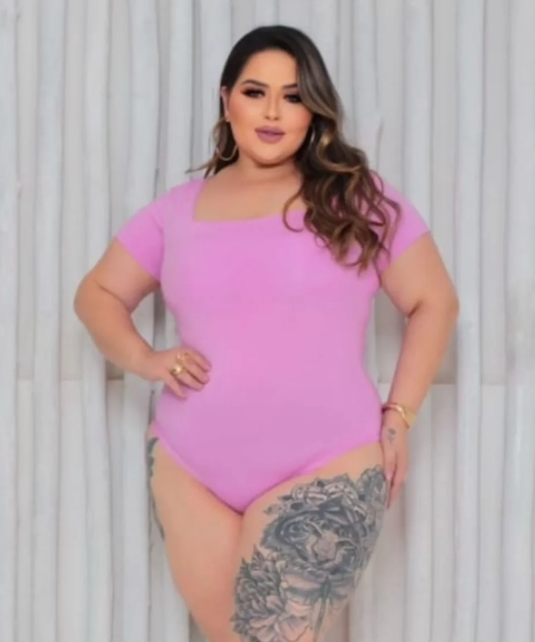 Body Feminino Fashion Up Plus Size