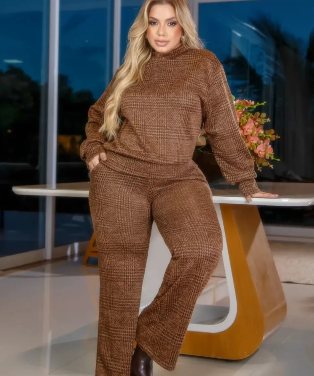 Conjunto Poder & Conforto em Lã Plus