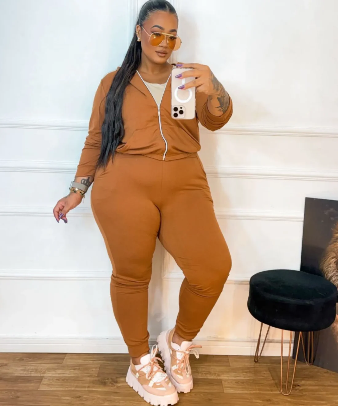 Conjunto Fashion Move Moletinho Plus