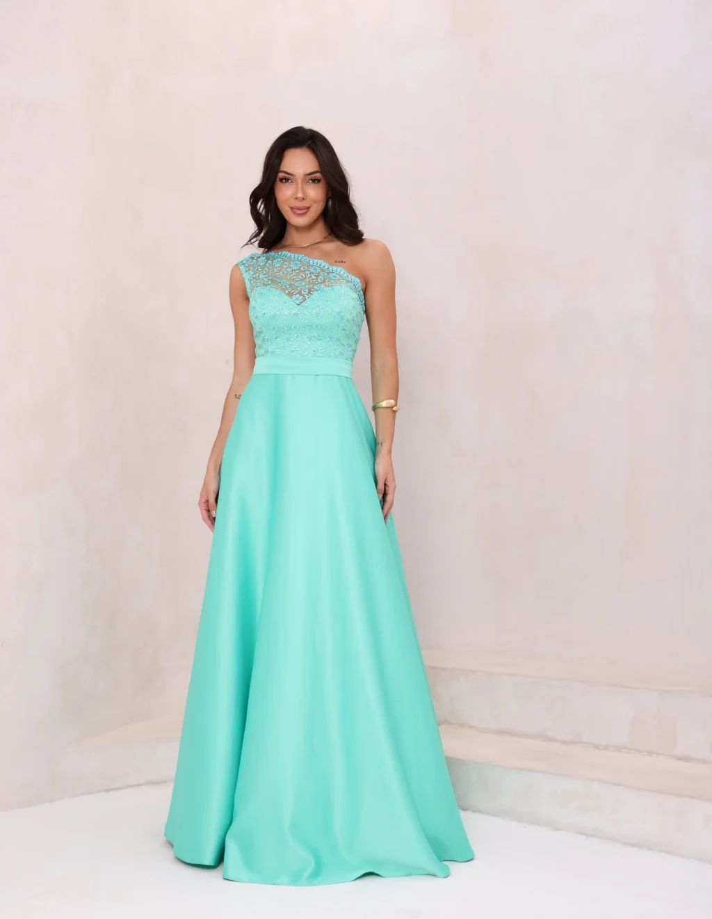 Vestido de Festa Verde Tiffany Eternity de Gala